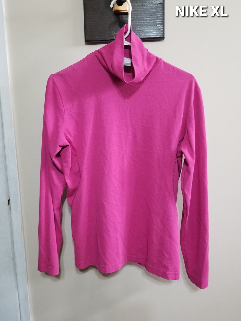 Nike Golf Compression Shirt, Bright Pink Crewneck XL